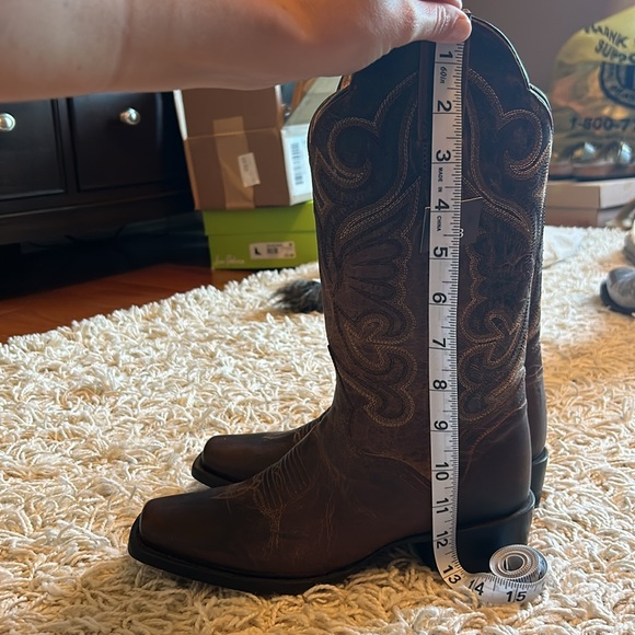 NWT JB Dillon cowboy boots. Size 6.5B. Brown - Picture 7 of 7